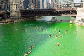 Dyeing the Chicago River Green