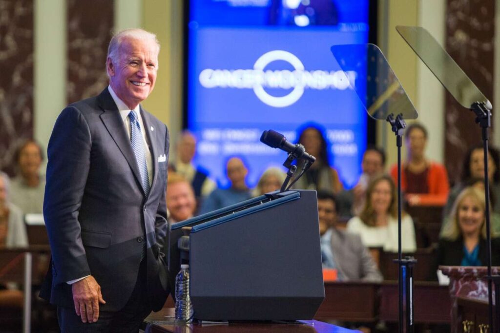 Promising student debt relief by biden at Swing-State Pitch